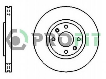 Гальмівний диск (передній) 5010-1152