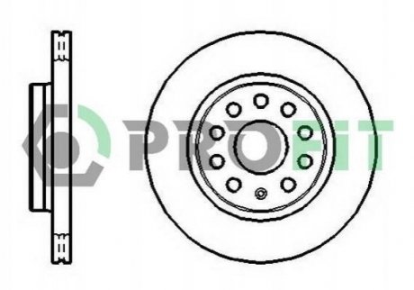 Гальмівний диск (передній) PROFIT 5010-1165 (фото 1)
