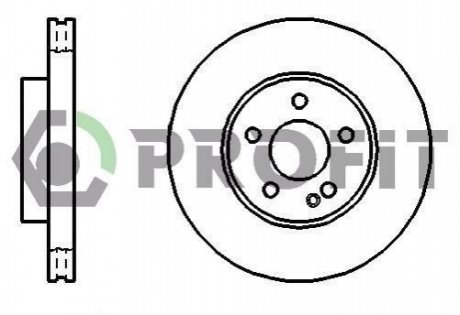 Тормозной диск (передний) 5010-1203
