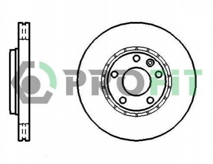 Тормозной диск (передний) PROFIT 5010-1204 (фото 1)
