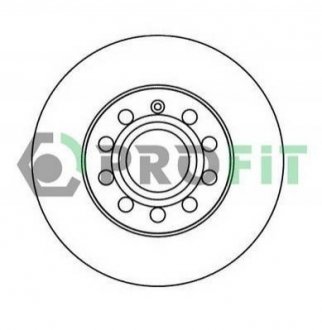 Тормозной диск (задний) PROFIT 5010-1276 (фото 1)