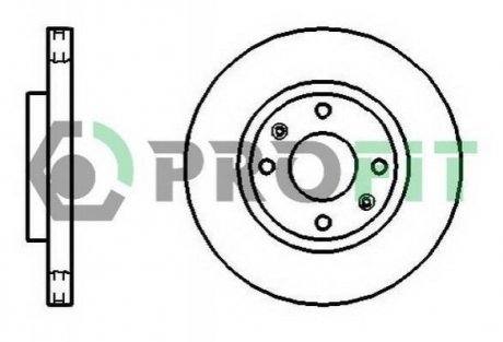 Гальмівний диск (передній) 5010-1522