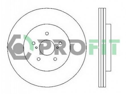 Тормозной диск (передний) 5010-1544