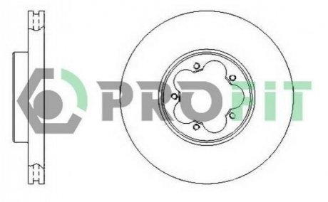 Тормозной диск (передний) 5010-1555