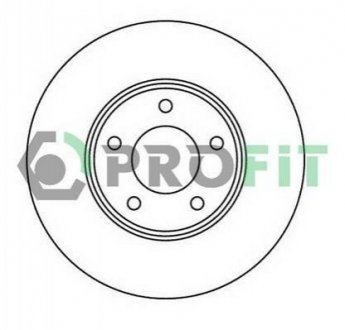 Гальмівний диск (передній) PROFIT 5010-2007 (фото 1)