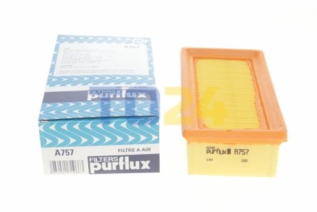 Воздушный фильтр (вставка) Purflux A757 (фото 1)