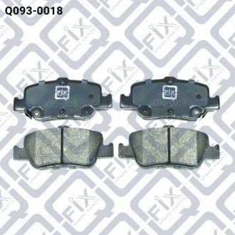Дисковые тормозные колодки (задние) Q-FIX Q093-0018 (фото 1)