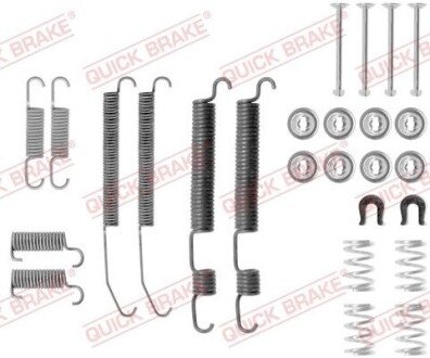 105-0762 QUICK BRAKE Комплект пружинок колодок ручного гальма 105-0762