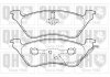 Гальмівні колодки, дискове гальмо (набір) QUINTON HAZELL BP1346 (фото 1)