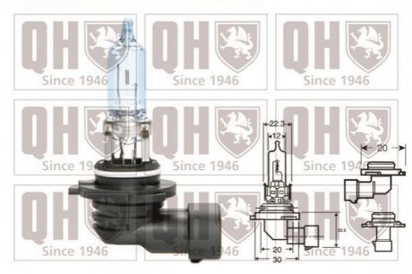 Автолампа HB3 12V 60W P20d QBL9005