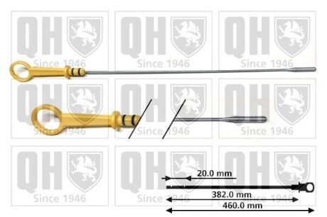 Щуп масляний QUINTON HAZELL QOD161 (фото 1)