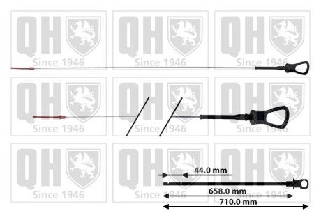 Щуп масляний QOD170