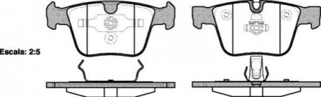 Дискові гальмівні колодки (задні) REMSA 1216.00 (фото 1)