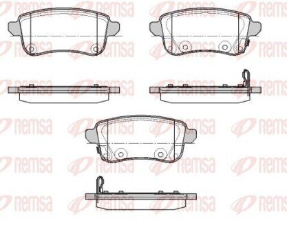 Колодки гальмівні (задні) Renault Captur/Zoe 20- (TRW) 138702