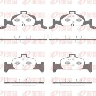 Колодки гальмівні (передні) Audi A4/A5/A6/A7/Q5 15- 169110