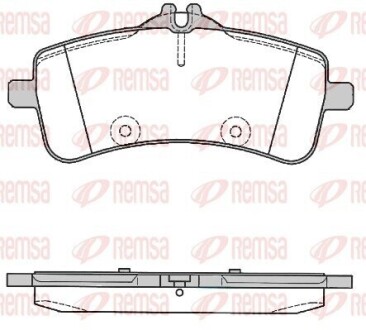 REMSA DB колодки гальм. задні  W222 1794.00