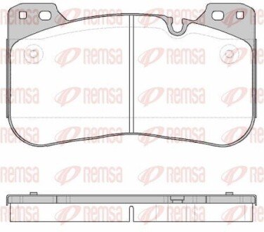 Колодки гальмівні (передні) BMW 5 (G30/F90)/X5 (G05/F95)/3 (G20/G80) 17- (Brembo) Q+ 183400