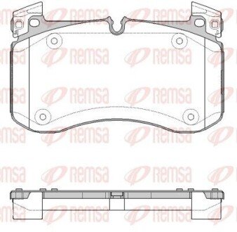 Колодки гальмівні (передні) MB GLE (V167/X167)/G-class (W463) 18- (Brembo) Q+ 184000