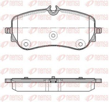 Колодки гальмівні (задні) VW Crafter 2.0TDI 16- (CBI) Q+ 184800