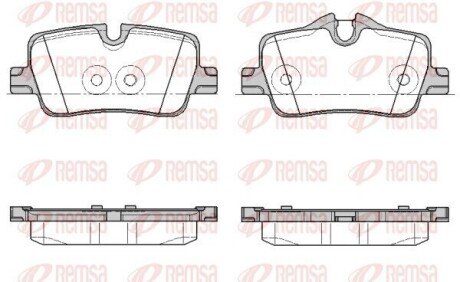 Колодки гальмівні (задні) BMW 3 (G20/G80/G28)/4 (G22/G82) 18- 187300