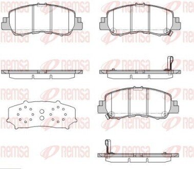 Колодки гальмівні (передні) Mitsubishi Eclipce Cross 1.5 T-Mivec 4WD 17- 188102