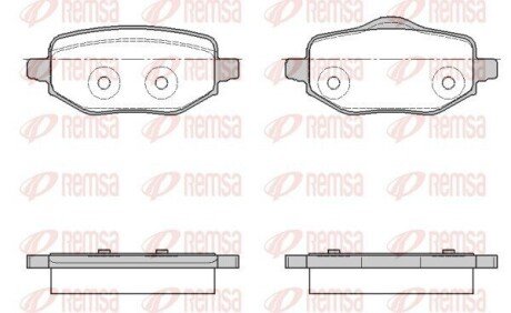 Колодки гальмівні (задні) Citroen C4 20-/Peugeot 2008/208/Opel Corsa F 19-/Mokka 20- 195200