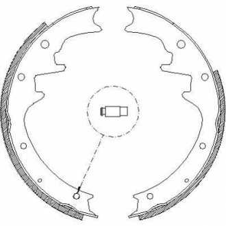 Гальмівні колодки (набір) 4423.00