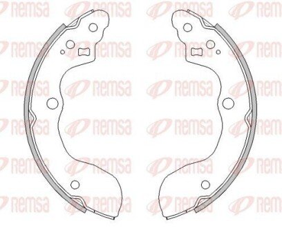 REMSA SUZUKI  Колодки гальмівні барабанні  SX4 06- 4531.00