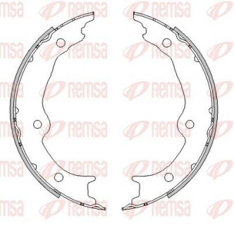 REMSA LEXUS Колодки гальмівні барабанні  задн. GS 15- 4601.00