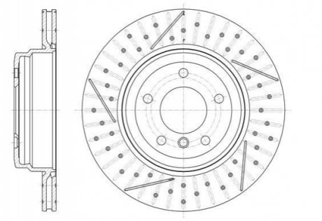 Тормозной диск (задний) REMSA 61451.10 (фото 1)