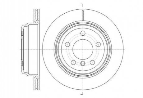 Тормозной диск (задний) REMSA 61453.10 (фото 1)