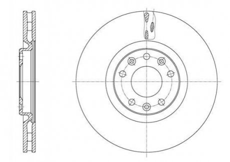 Тормозной диск (передний) REMSA 61628.10 (фото 1)