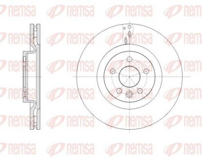 Диск гальмівний (передній) Land Rover Discovery Sport/Range Rover Evoque 2.0/2.2D 11- (325x30) 6178610