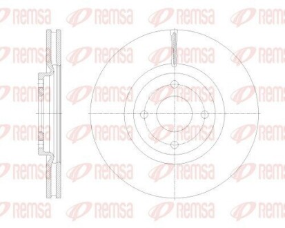 REMSA FORD Диск гальмівний передній ECOSPORT 1.0-1.5 13- 62531.10