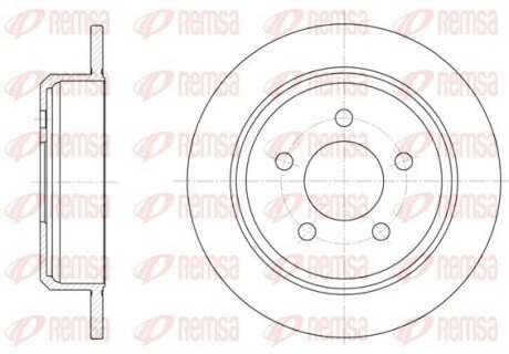 Гальмівний диск REMSA 691300 (фото 1)