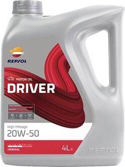 RP DRIVER HIGH MILEAGE 20W-50 5x4L RPP0151TGB