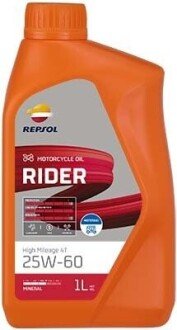 RP RIDER HIGH MILEAGE 4T 25W-60 (12Х1Л) RPP2132VHC