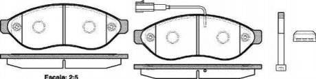 Дисковые тормозные колодки (передние) ROADHOUSE 21237.01 (фото 1)