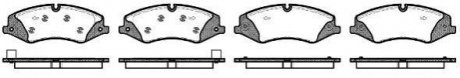 Дисковые тормозные колодки (передние) ROADHOUSE 2140910 (фото 1)