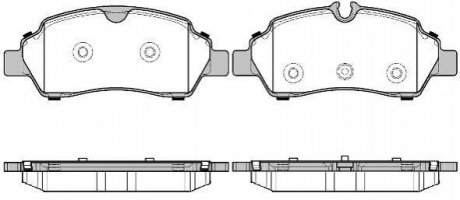 Дисковые тормозные колодки (задние) ROADHOUSE 2160500 (фото 1)