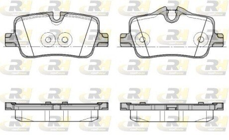 Колодки гальмівні (задні) BMW 3 (G20/G21/G80/G81/G28)/4 (G22/G23/G82/G83/G26) 18-/2 (G42/G87) 21- 2187300