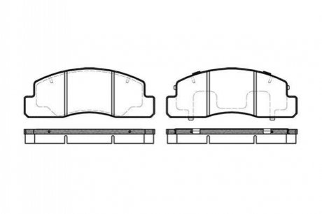 Дискові гальмівні колодки (передні) 2495.00