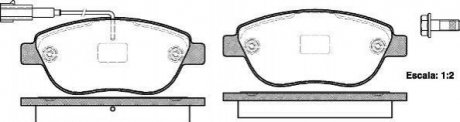 Дискові гальмівні колодки (передні) ROADHOUSE 285911 (фото 1)