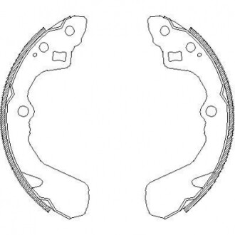 Гальмівні колодки (набір) 4386.00