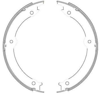 Гальмівні колодки барабанні 4620.00