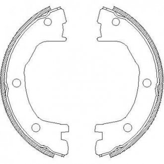 Дискові гальмівні колодки (задні) 4712.00