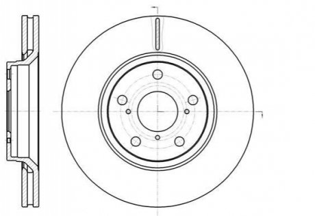 Тормозной диск (передний) 6112110