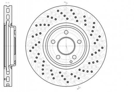 Тормозной диск (передний) 6112310
