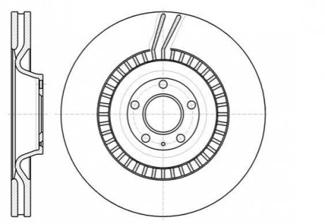 Гальмівний диск ROADHOUSE 61238.10 (фото 1)