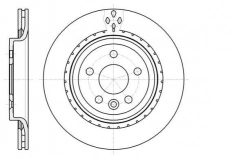 Гальмівний диск (задній) ROADHOUSE 6130510 (фото 1)